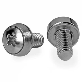 12-24 RACK SCREWS - 50 PACK 50 PACK - NICKEL-PLATED