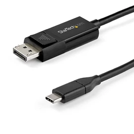 StarTech.com CDP2DP141MBD video átalakító kábel 1 M USB C-típus DisplayPort Fekete