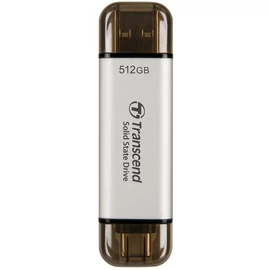 EXTERNAL SSD 512GB ESD310S USB 10GBPS TYPE C/A SILVER