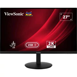 Viewsonic VG Series VG2709-2K-MHDU-2 számítógép monitor 68,6 cm (27") 2560 x 1440 pixelek Quad HD LED Fekete