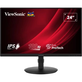Viewsonic VA VA2408-HDJ számítógép monitor 61 cm (24") 1920 x 1080 pixelek Full HD LED Fekete