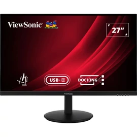 Viewsonic VG Series VG2709U-2K számítógép monitor 68,6 cm (27") 2560 x 1440 pixelek Quad HD LED Fekete