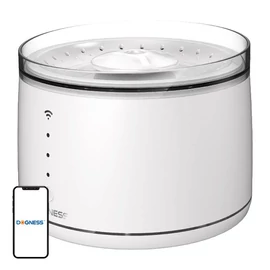 Dogness D07 1,8L-es intelligens kutya és macska szökőkút/itató (fehér)
