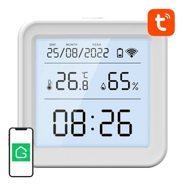 Gosund S6 intelligens hőmérséklet- és páratartalom érzékelő (LCD kijelző, háttérvilágítás)