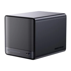MINI-PC Minis Forum NAS N5 AMD Ryzen 7 H255, 16GB+128GB operációs rendszer tárolása