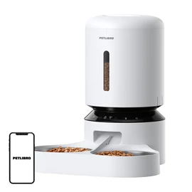 Petlibro Granary ételadagoló dupla tállal, Wifi, 5L(fehér)