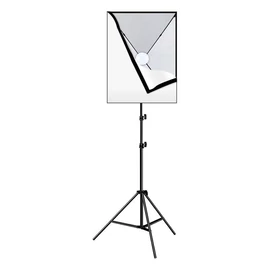 Stúdió szett Puluz LED softbox 50x70cm, állvány, LED izzó 1 db PU5070EU