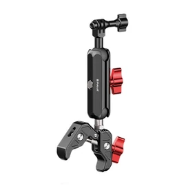 Motorkerékpár visszapillantó tartó PULUZ akciókamerákhoz (beleértve az Osmo Action 5 Pro, Insta360 X5 / X4 / X3)(PU3211)