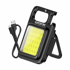 Zseblámpa Superfire MX16 – 600 lm, 500 mAh, USB-C, 4 mód