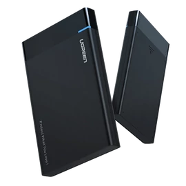 UGREEN US221 Külső HDD/SSD tok 2,5", SATA, USB 3.0 (fekete)