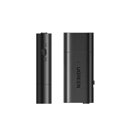 UGREEN CM523 audio adapter, USB-A–3,5 mm jack, Bluetooth 5.1 (fekete)