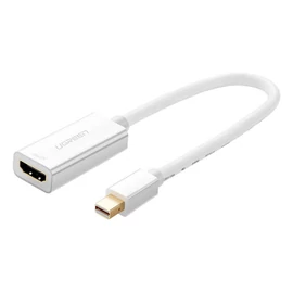 UGREEN MD112 Mini DisplayPort-HDMI adapter/kábel, 1080p, 20cm (fehér)