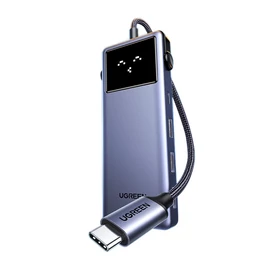 UGREEN CM888 Uno 7 az 1-ben adapter, USB-C 3.2 Gen1, PD 85 W, HDMI, USB 3.0