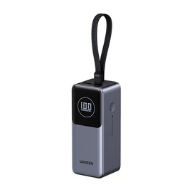 Powerbank 20000mAh Ugreen PB723, USB 2x USB-C, 130W (szürke)