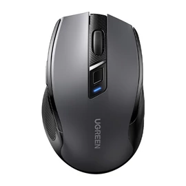 UGREEN MU006S kettős üzemmódú Bluetooth 2,4 GHz USB-C vezeték nélküli egér (fekete)