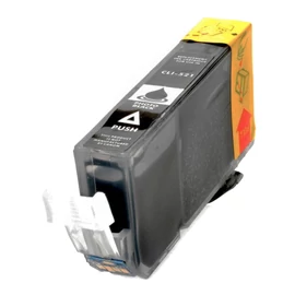 CLI-521Bk fekete festékpatron, utángyártott, QP