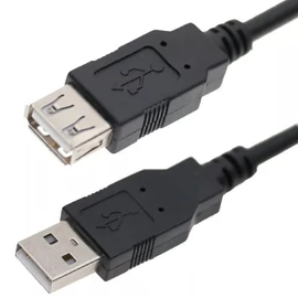 USB hosszabbító kábel, 2.0 A apa - A anya, 5m, CU-202