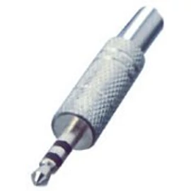 3.5mm stereo jack dugó JC-031 SK 4M - fém, szerelhető