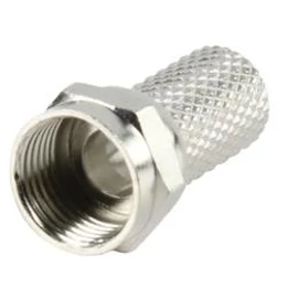 Koax szerelhető F csatlakozó dugó RG6 kábelhez 6.4mm FF 1/PRO, FC-010