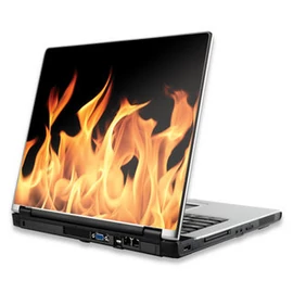 Notebook matrica, 17"-ig, tűz