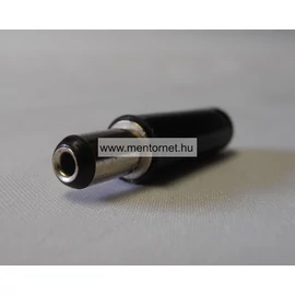 Táp dugó, 5,3*2,1*9,8mm, szerelhető vég T123