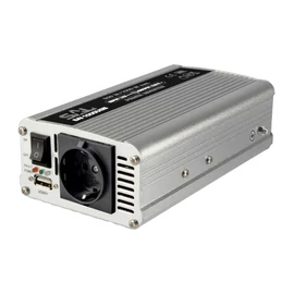 12V -> 220V, max. 1000W autós feszültség inverter, USB csatlakozóval (SAI 1000USB)