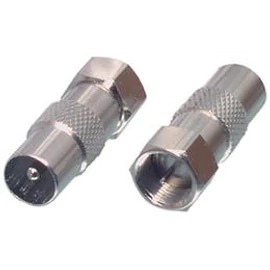 koax adapter dugó - F csatlakozó dugó átalakító FC-029 05332 CSGP41953ME