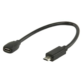 USB A - micro USB B összekötő kábel, OTG! MHL VLMP60900B0.20
