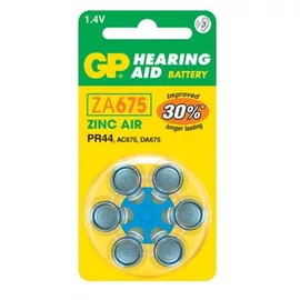 Elem, hallókészülékhez ZA675-PR44-AC675-DA675 GP 6db-os csomag