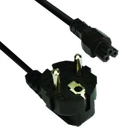 220V-os hálózati 1,5m "lóhere"  táp kábel IEC-320-C5 VCOM CE-022
