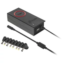 Univerzális hálózati töltő notebookokhoz, 15-20V 90W 8 féle csatlakozóval