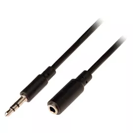 Jack - Jack kábel, 3.5" apa - 3.5" anya, stereo, 1.0 m