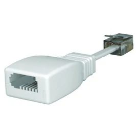 Telefon vezeték 6/4 apa 6/2 BT (angol szabvány) anya, toldó TEL-019