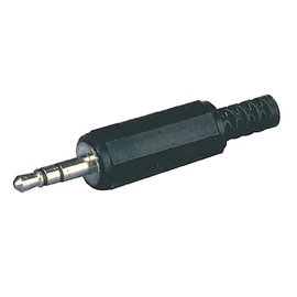 3.5mm stereo jack dugó JC-006 - műanyag, szerelhető
