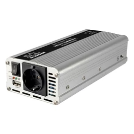 12V -> 220V, max. 2000W autós feszültség inverter, USB csatlakozóval (SAI 2000USB)