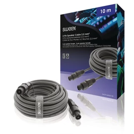speakon hangfal kábel, 2*1,5mm2 10méter SWOP16000E100 COTG16000GY100
