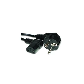 220V-os hálózati táp kábel Schuko CEE 7/7 EU 1,8 méter "könyök" csatlakoz Gembird PC-186A-VDE