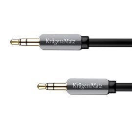 3.5 mm sztereó prémium jack kábel, apa - apa, 1.0 m