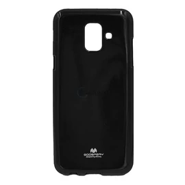 Telefon, hátlap, Samsung Galaxy A6 A600 fekete szilikon hátlap Cellect 