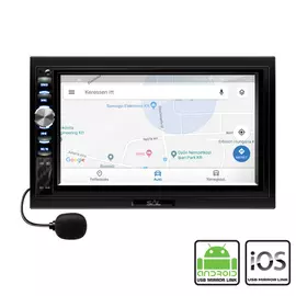 VB X900 autós fejegység, 7" LCD érintőépernyő, Android és iOS képernyőtükrözéssel, 2 DIN