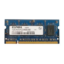 1GB, DDR2, 800MHz notebook memória (PC2-6400S-666, EBE11UE6AESA-8G-F)