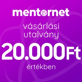 MentorNet vásárlási utalvány 20.000 Ft értékben