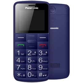 KX-TU110EXC 1.77", Dual SIM kék senior mobiltelefon