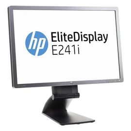 EliteDisplay E241i (F0W81AA) 24"-os, Full HD+ IPS ezüst/fekete felújított monitor
