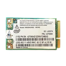 Használt notebook wifi kártya, Intel WM3945ABG MOW2, mini PCI-E