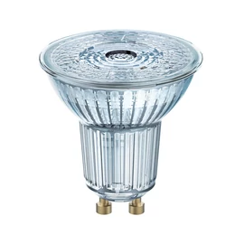 LED izzó, GU10, spot (PAR16), 4,3 W, 650 lm, meleg fehér (2700 K), F, 3 db-os csomag