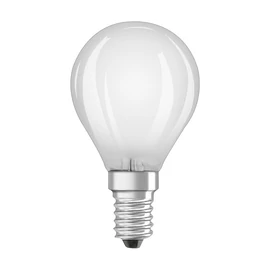 LED izzó, E14, mini gömb (G45), 4 W, 470 lm, meleg fehér (2700 K), E, 3 db-os csomag