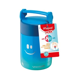 Concept Kids duplafalú ételtartó, 350 ml, rozsdamentes acél, kék