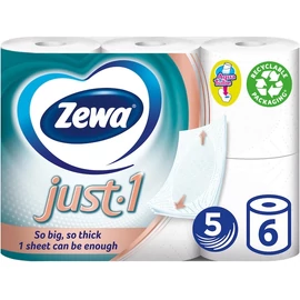 Just1 toalettpapír, 5 rétegű, kistekercses, 6 tekercs