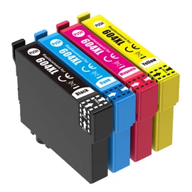 604XL multipack (C13T10H64010) utángyártott festékpatron csomag, Bk+C+M+Y